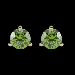 Peridot Stud Earrings