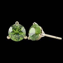 Peridot Stud Earrings