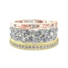 3 Stackable Diamond Rings