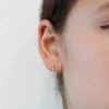 The Safety Pin Diamond Stud Earrings